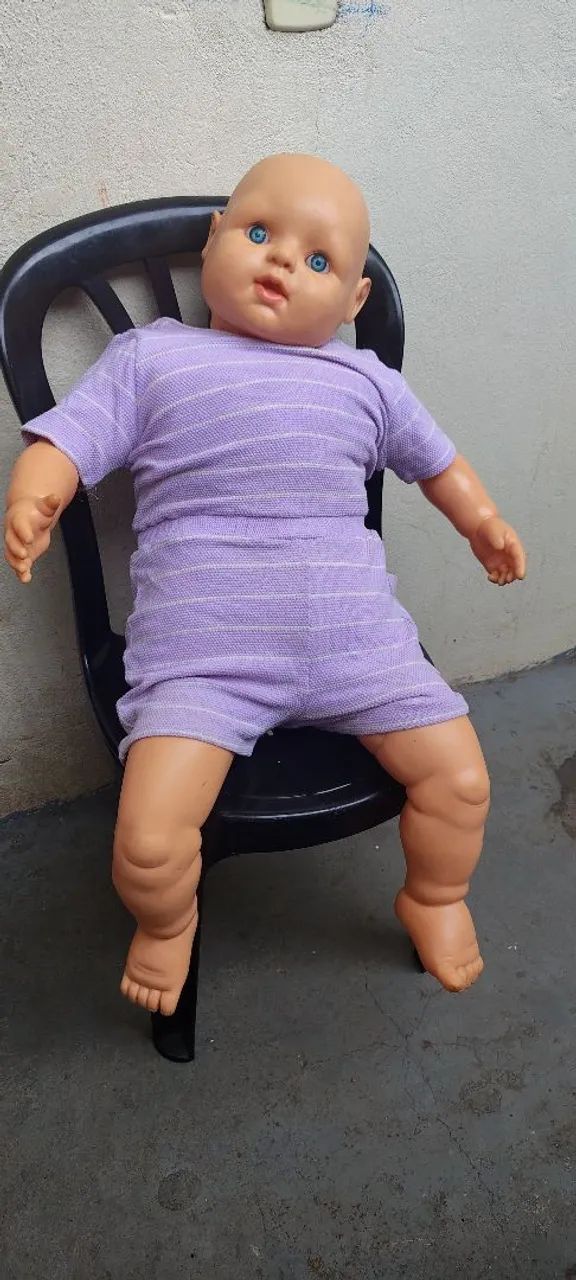 Boneca bebezão acalanto antiga gigante 