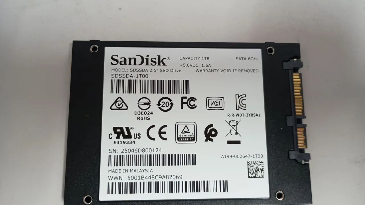 SSD Sata Scandisk 1Tb - Foto 2