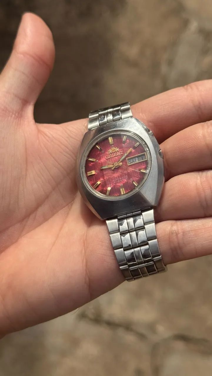 Relogio orient vermelho  - Foto 2