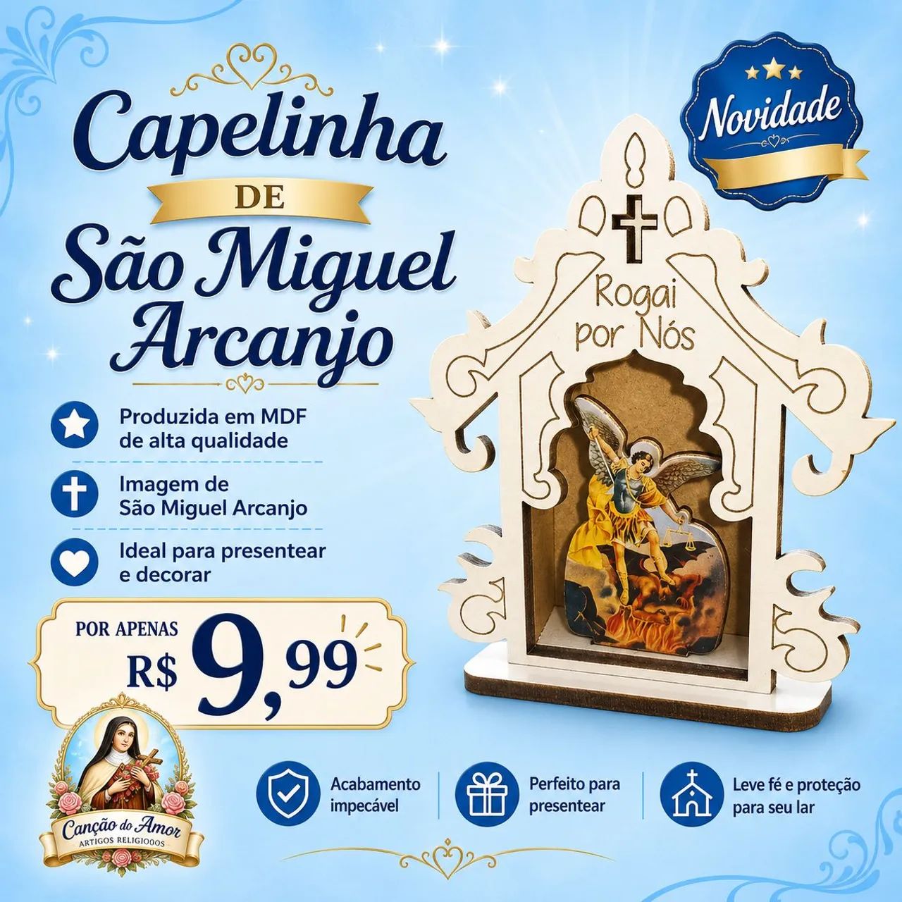 Capelinhas em Mdf - Foto 4
