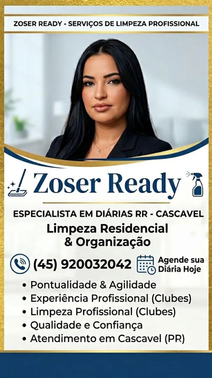 Serviço de limpeza de qualidade e responsável  