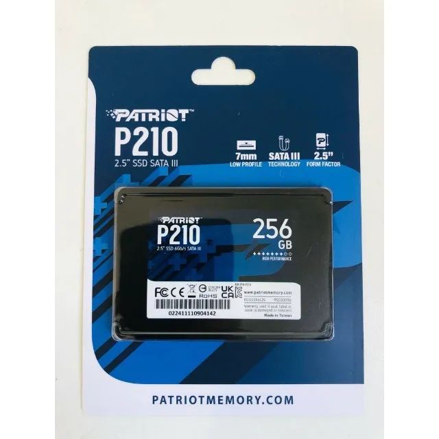 SSD P210 SATA 3 256 GB SSD 2,5 polegadas