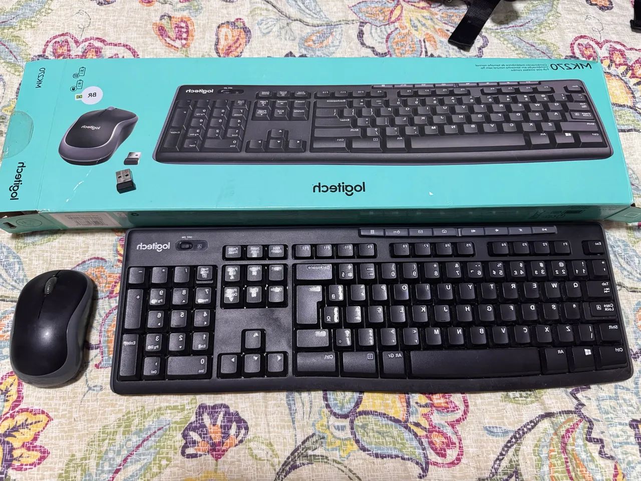 Kit Teclado Mouse Logitech Wireless - Foto 3