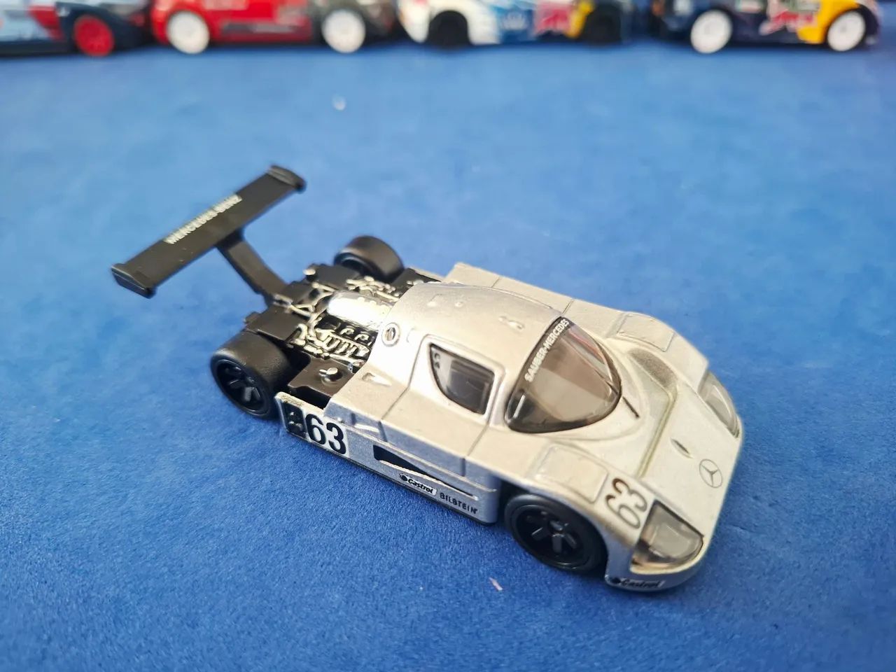 Miniatura Sauber Mercedes 1:64 Hot Wheels! Raridade Top!!! - Foto 2