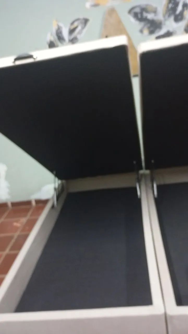 Box baú king sem uso frete grátis  - Foto 3