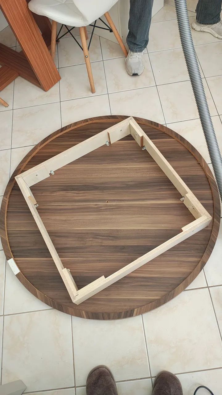 Tampo de mesa em MDF redonda 1,15 diâmetro  - Foto 2