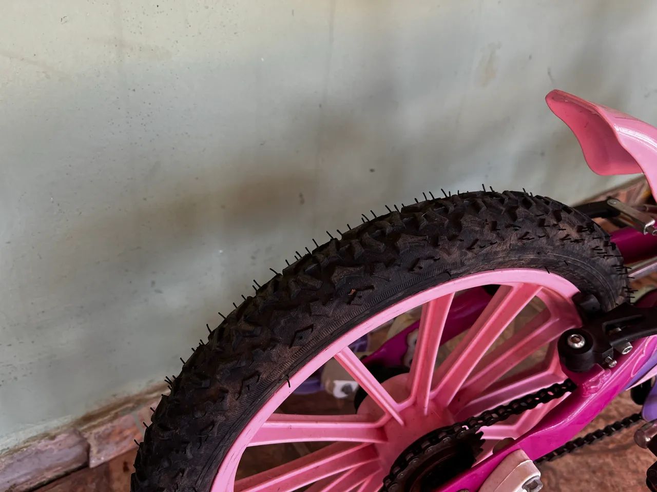 Bicicleta rosa infantil aro 16 conservada! - Foto 3