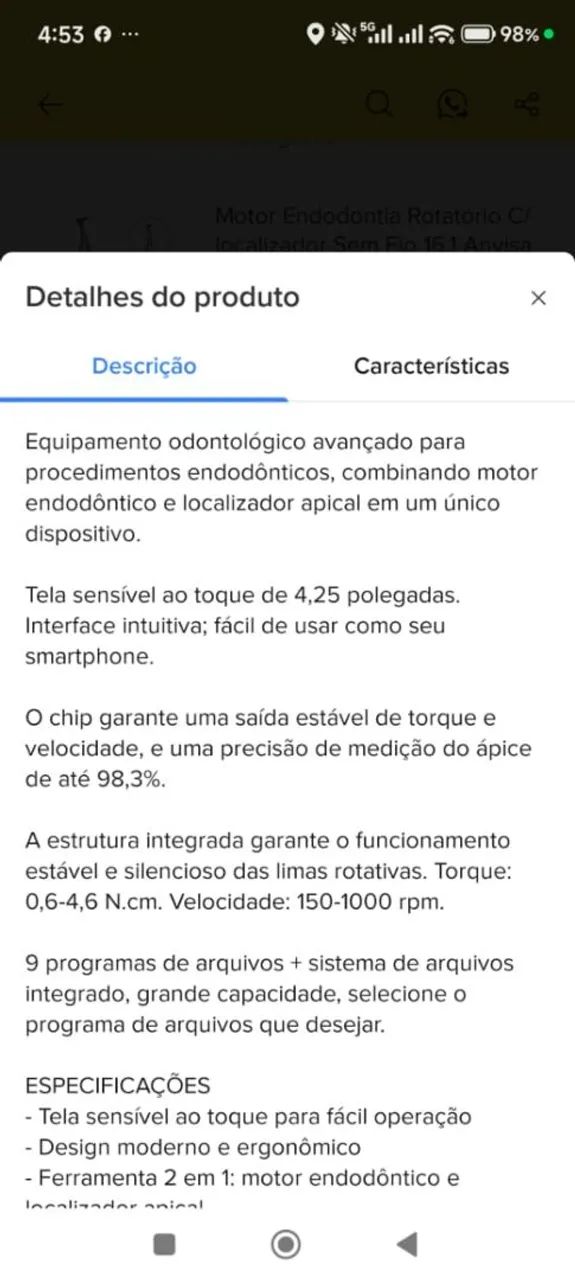 Motor de Endo e localizador - Foto 4