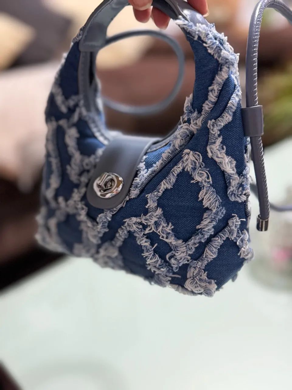 Mini bolsa boho jeans  - Foto 3
