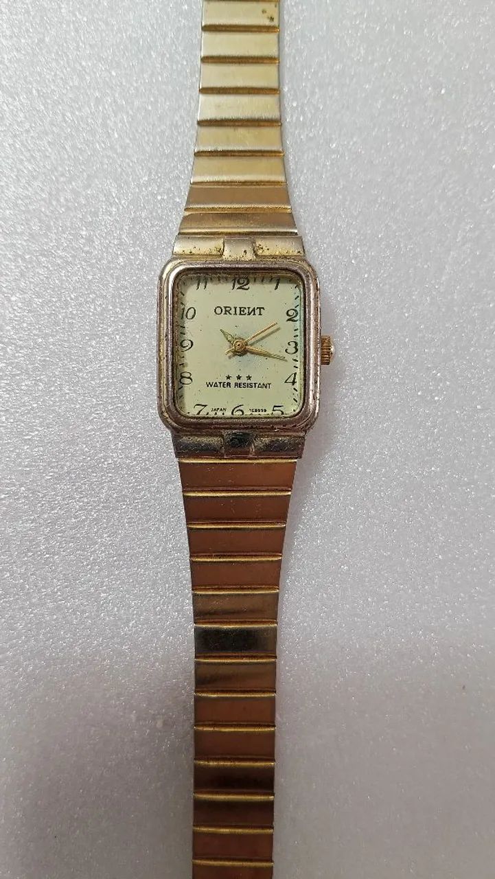relógio de pulso feminino vintage da Orient 3 estrelas