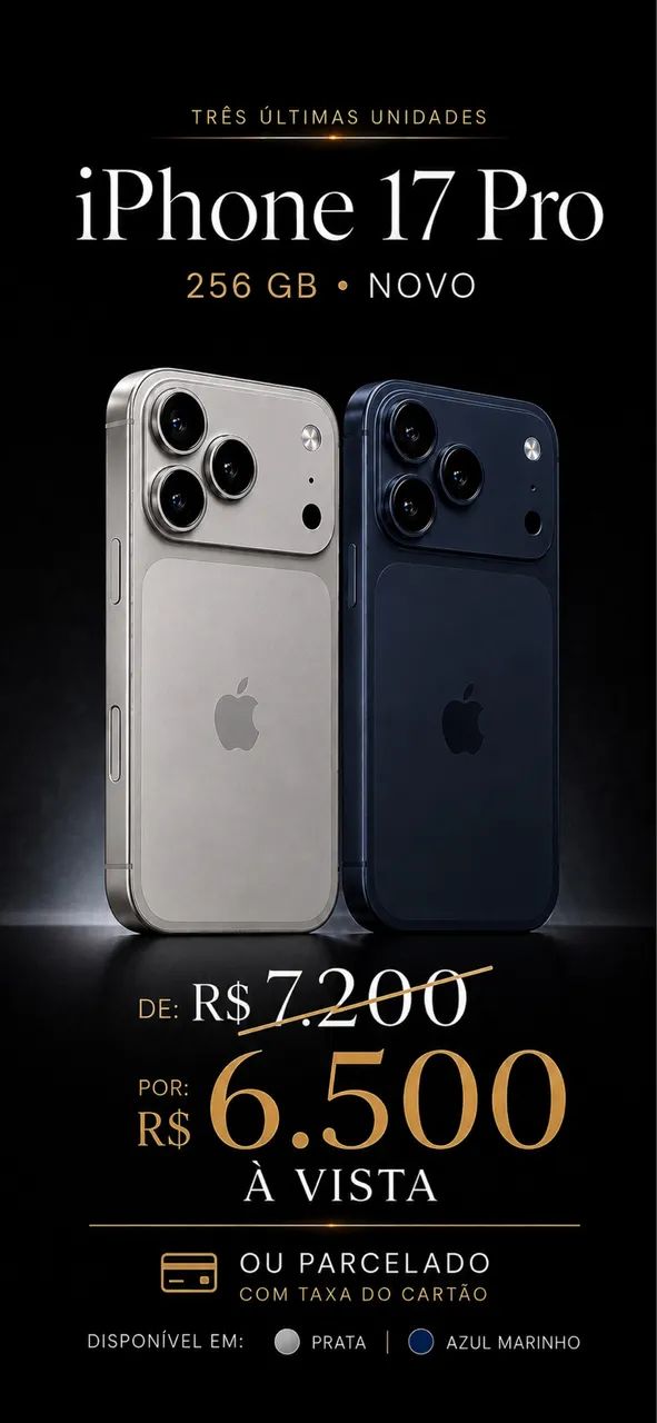 Iphone 17 Pro novo - Foto 2