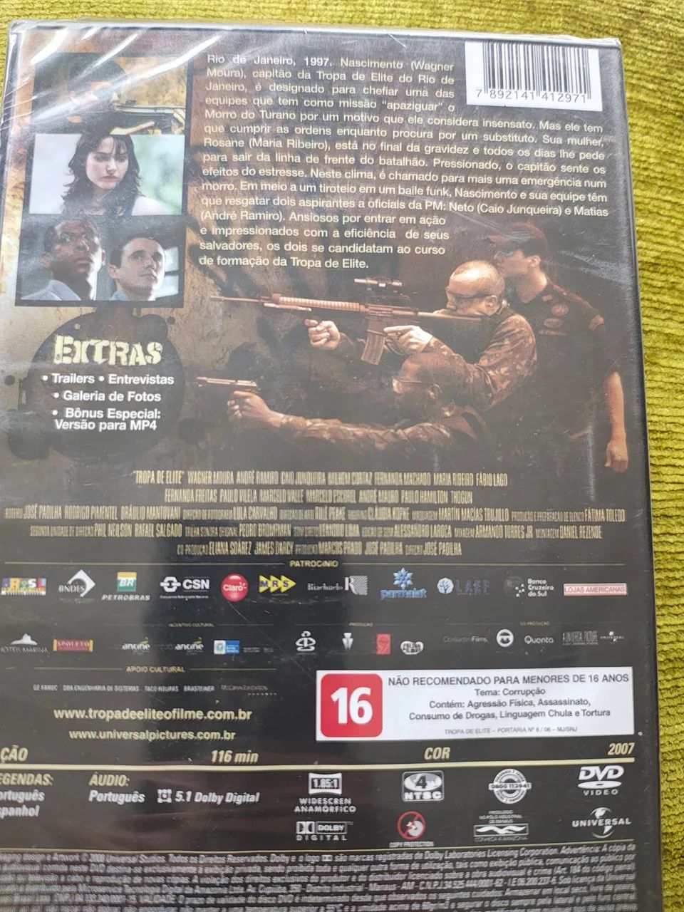 DVD TROPA DE ELITE LACRADO - Foto 2