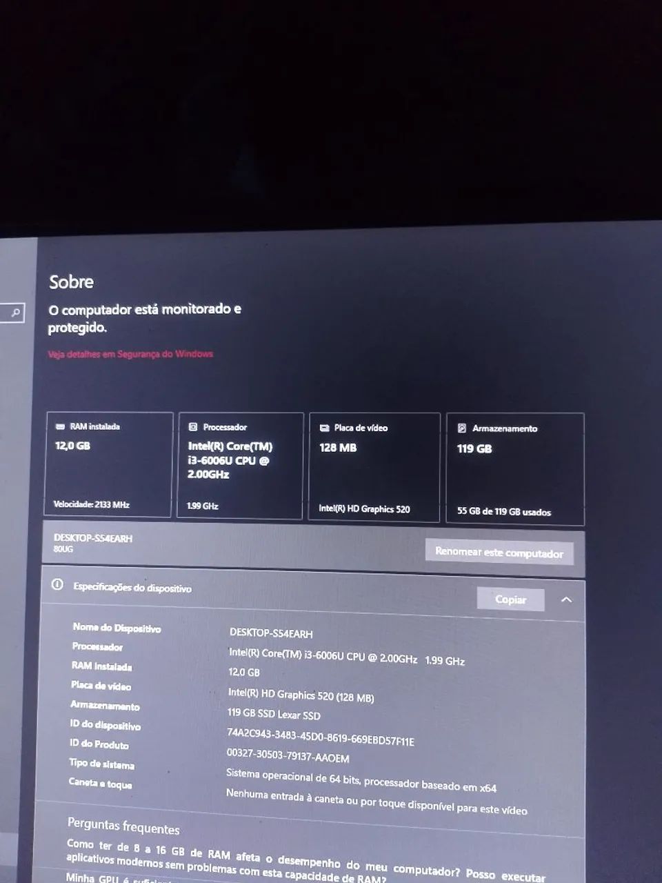 Vendo esse notebook para retiradas de peças  - Foto 2