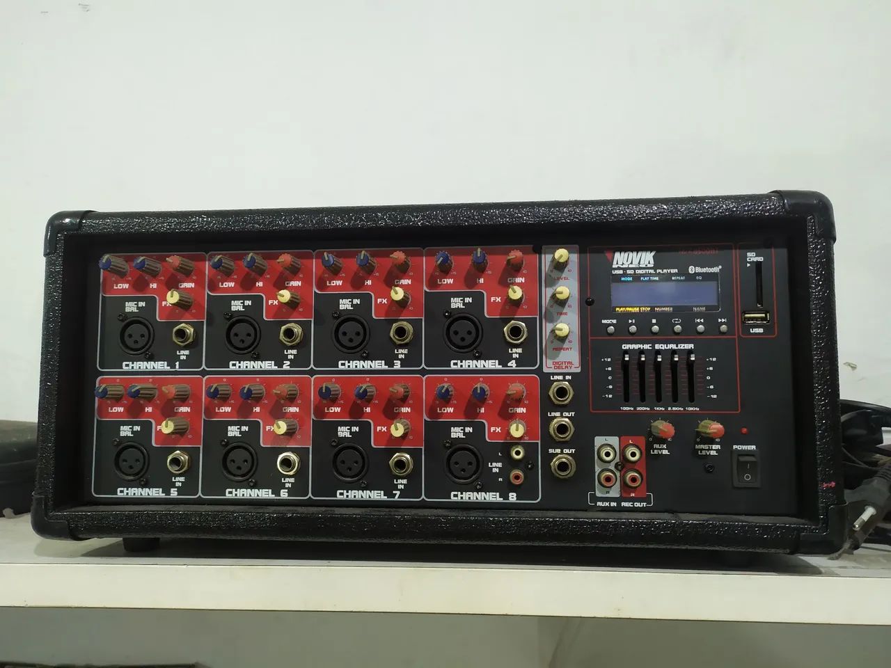 Mesa de Som Amplificada
