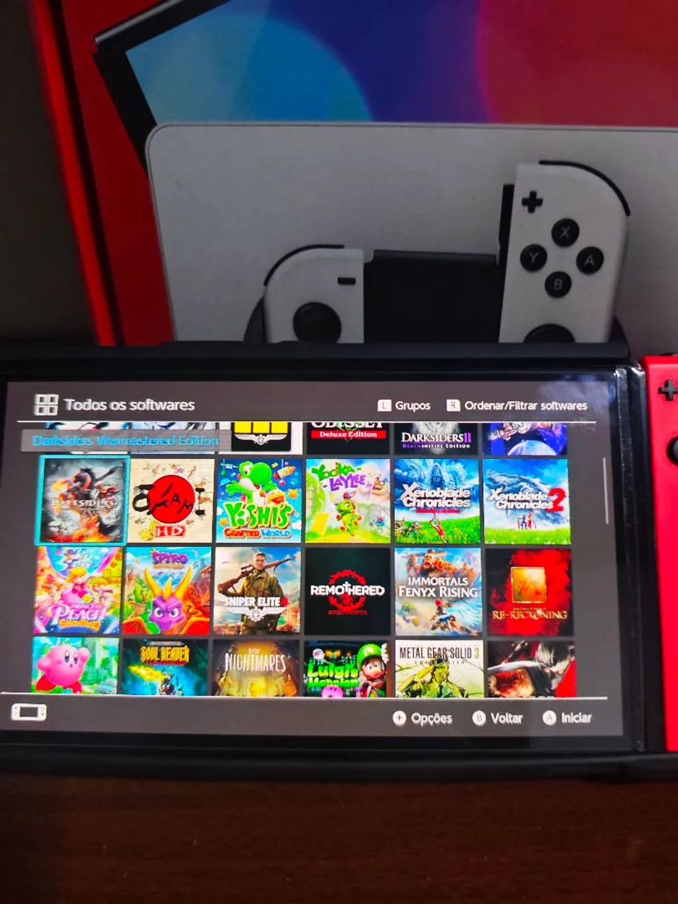 Nintendo switch OLED 1TB 60jogos - Foto 3