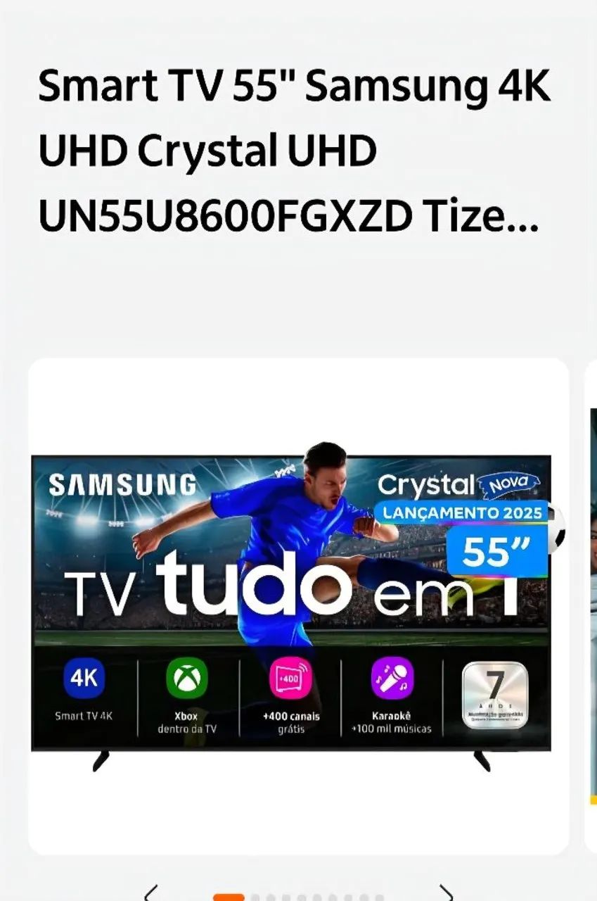 TV Samsung 55" UHD Tizen - Foto 4