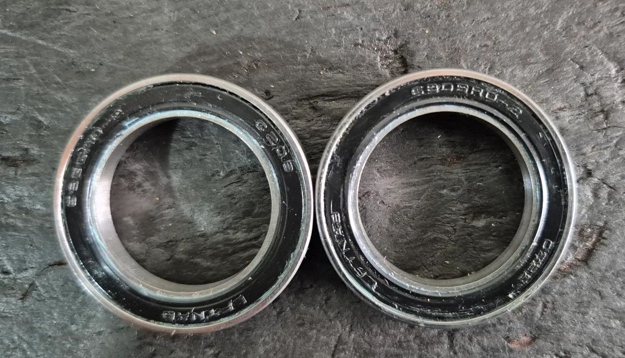 Par de rolamentos 6805 Shimano. - Foto 2