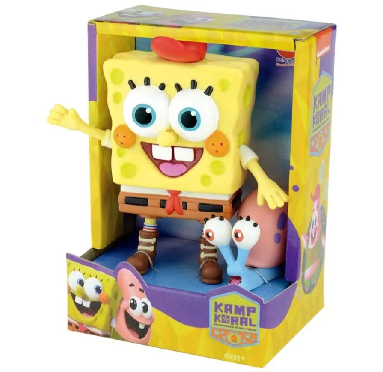 Boneco Bob Esponja Vinil Atóxico Oriiginal  - Foto 4