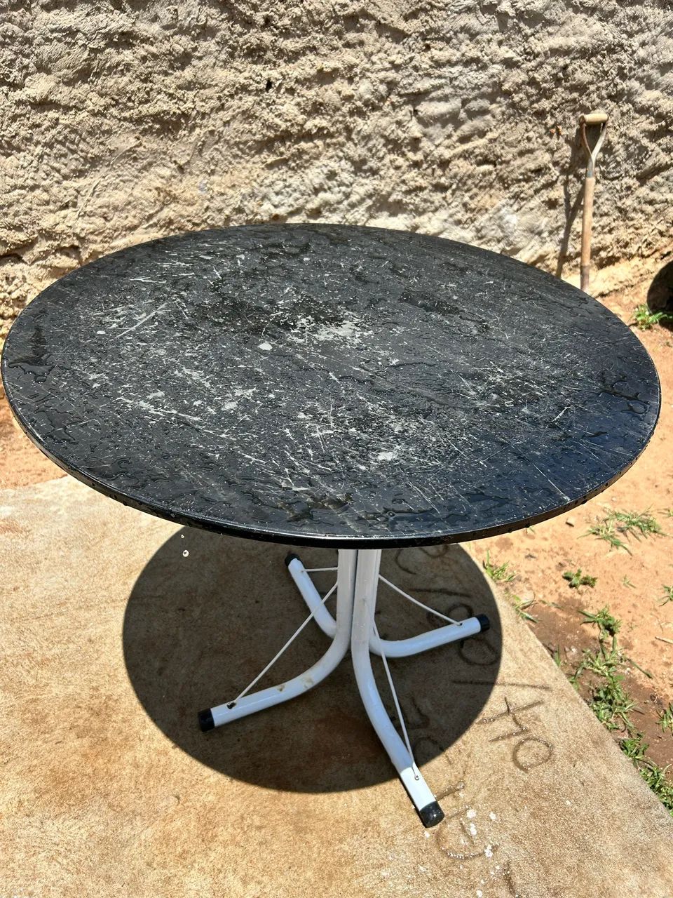 Mesa 4 cadeiras, pedra de mármore  - Foto 2