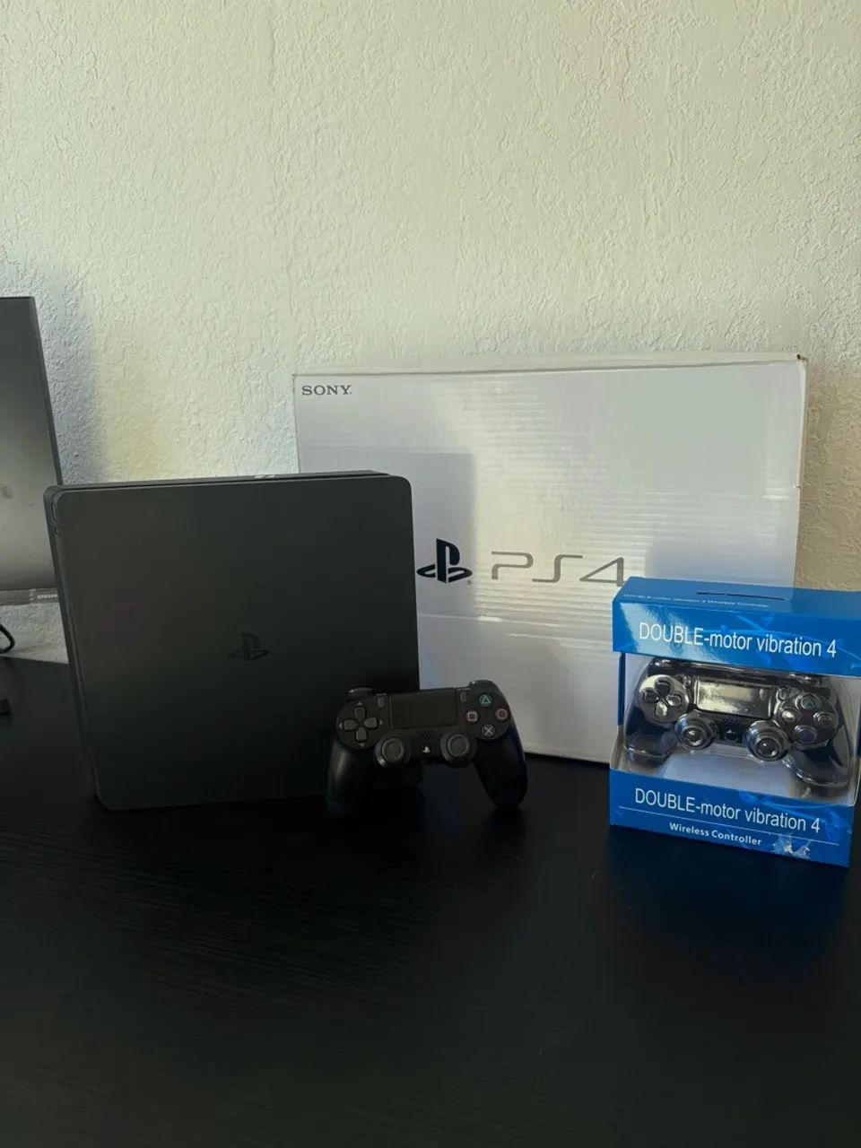 Ps4 slim 1 tb + controles + caixa  - Foto 2