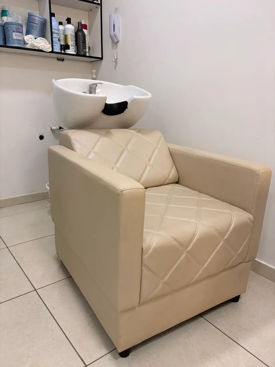  kit cadeira lavatório e gaveteiro  - Foto 4