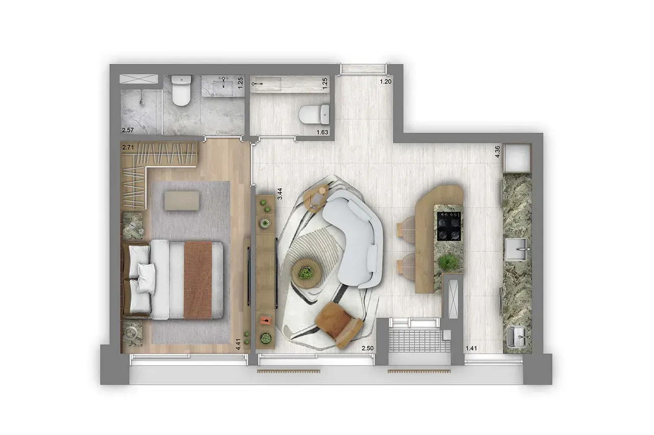PLANTA 30m²