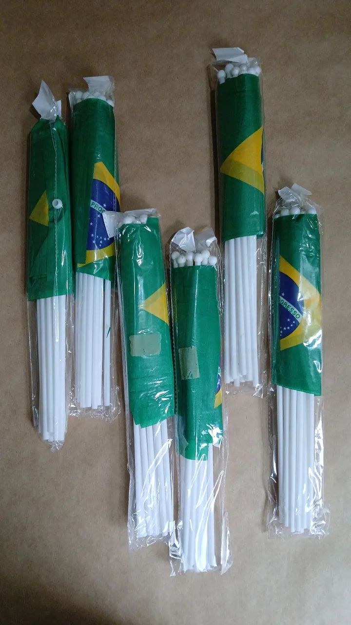 Bandeira do Brasil 14x20 cm - com ventosa