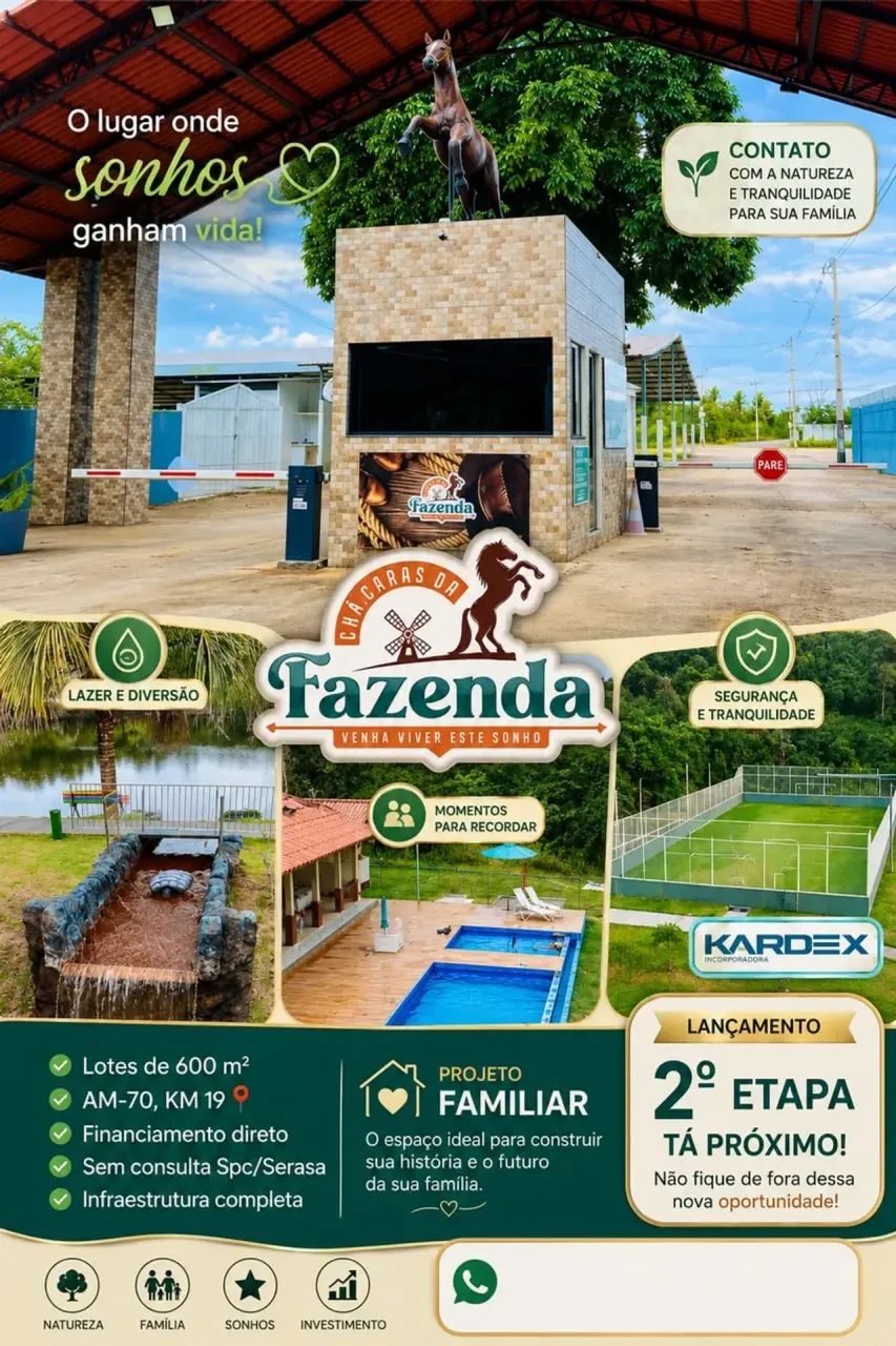 Lotes CHÁCARAS DA FAZENDA _100% DOCUMENTADOS
