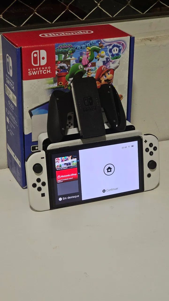 Nintendo Switch OLED - Impecável - Foto 2