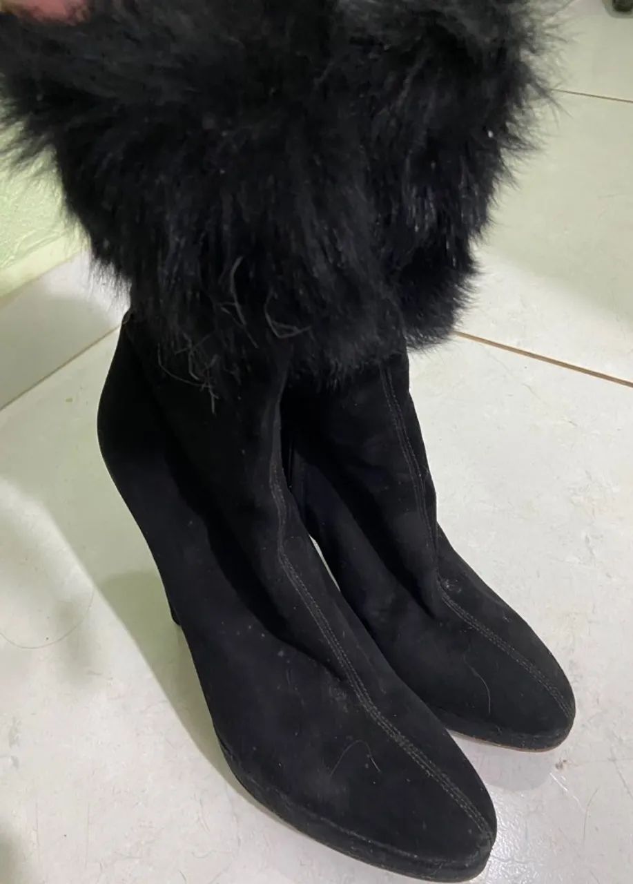 Bota Prada Original de Couro- Tamanho 39 - Foto 2