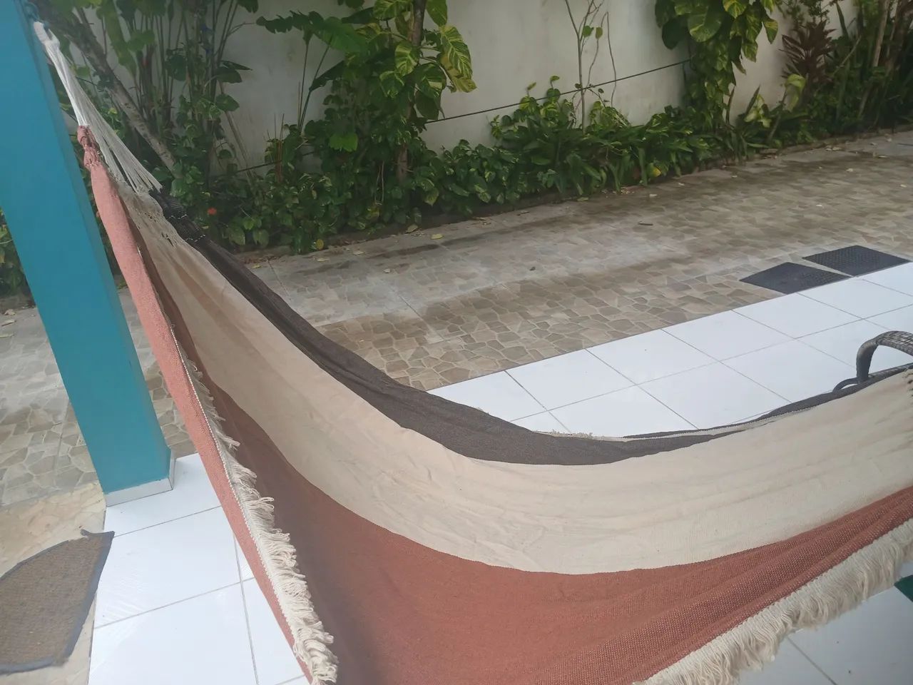 Rede para descanso de casal colorida 100% algodao - Foto 3