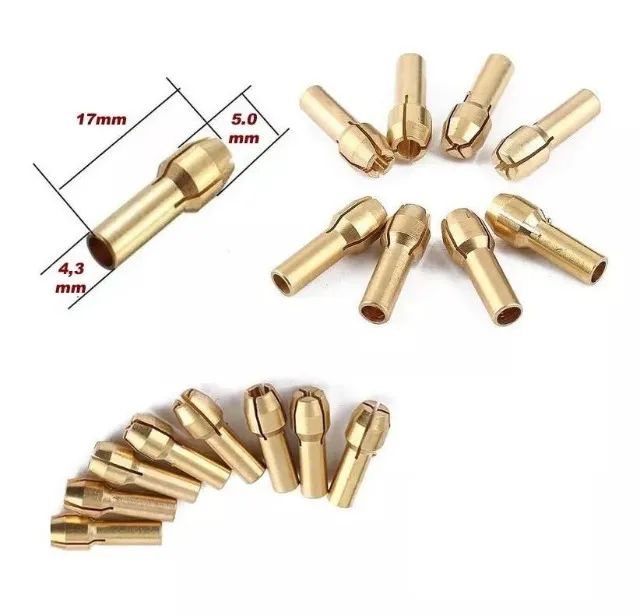 Pinça para Micro Retífica Microretífica - Kit com 10 Pinças