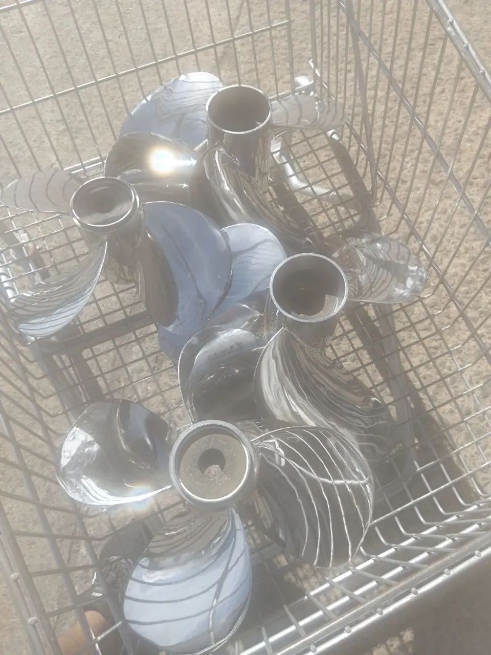 Hélices de inox