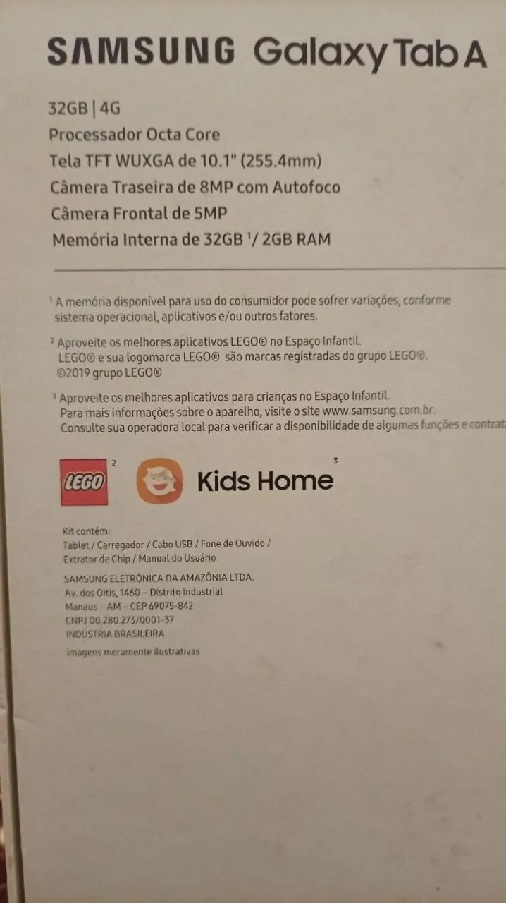 Tablet Samsung 4G 10.1 polegadas - Foto 4