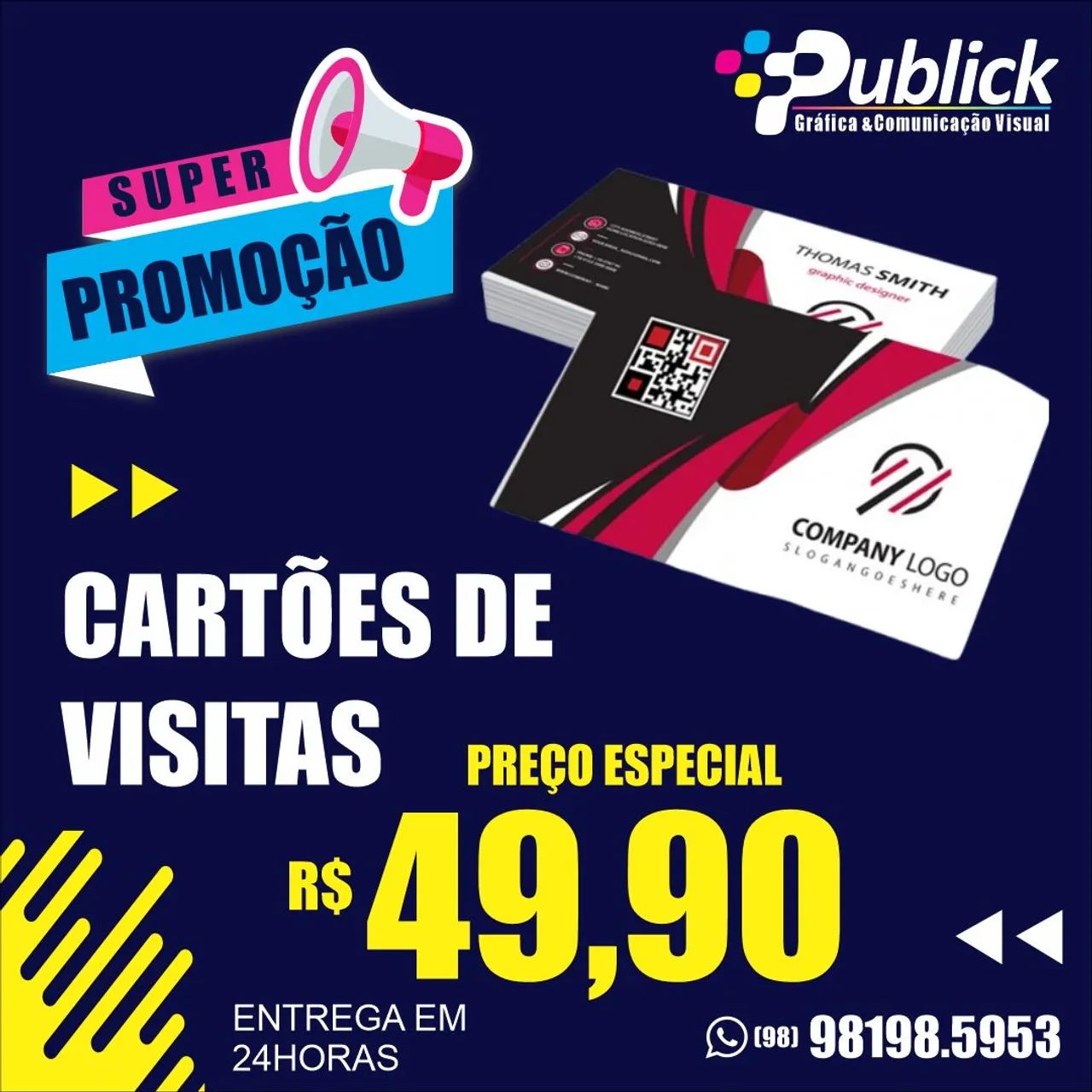 Cartões de visitas