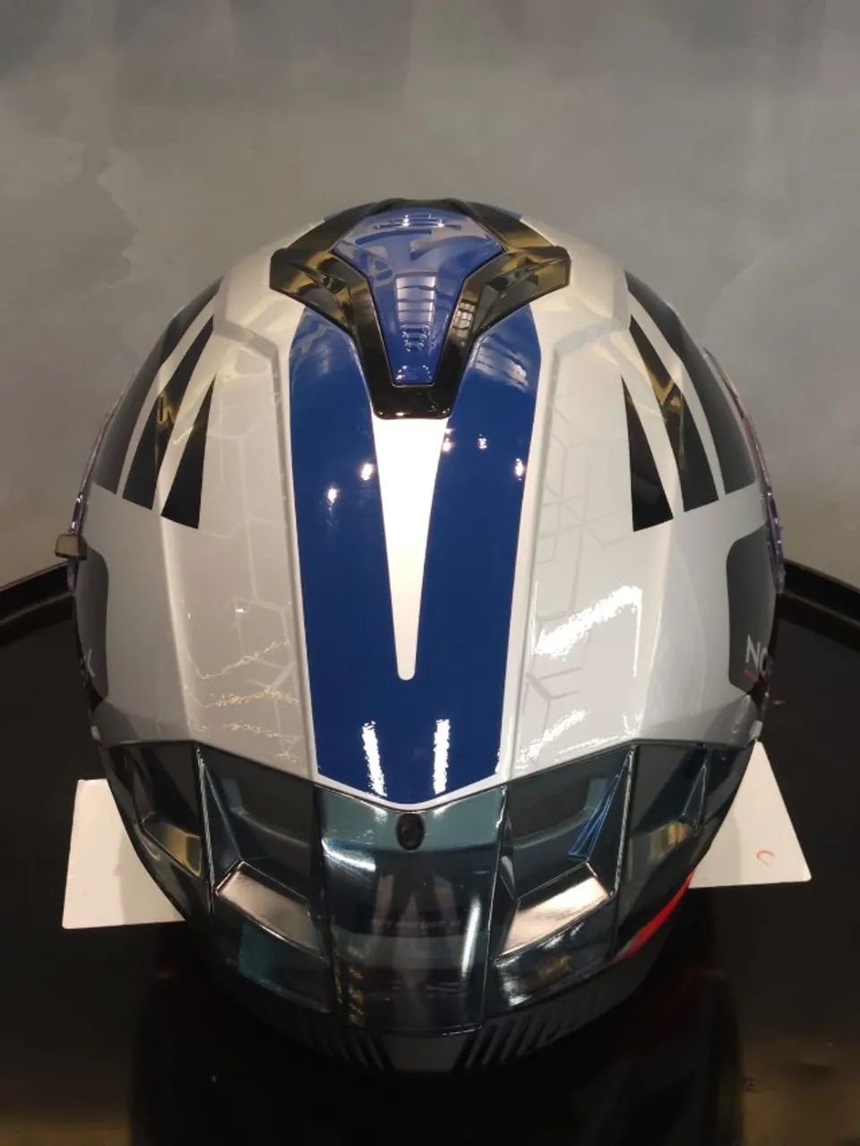 Capacete Norisk Strada 2 - GREY/ RED / BLUE - Foto 3