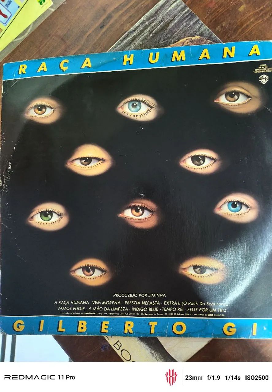 LP Gilberto Gil  Raça Humana  - Foto 2