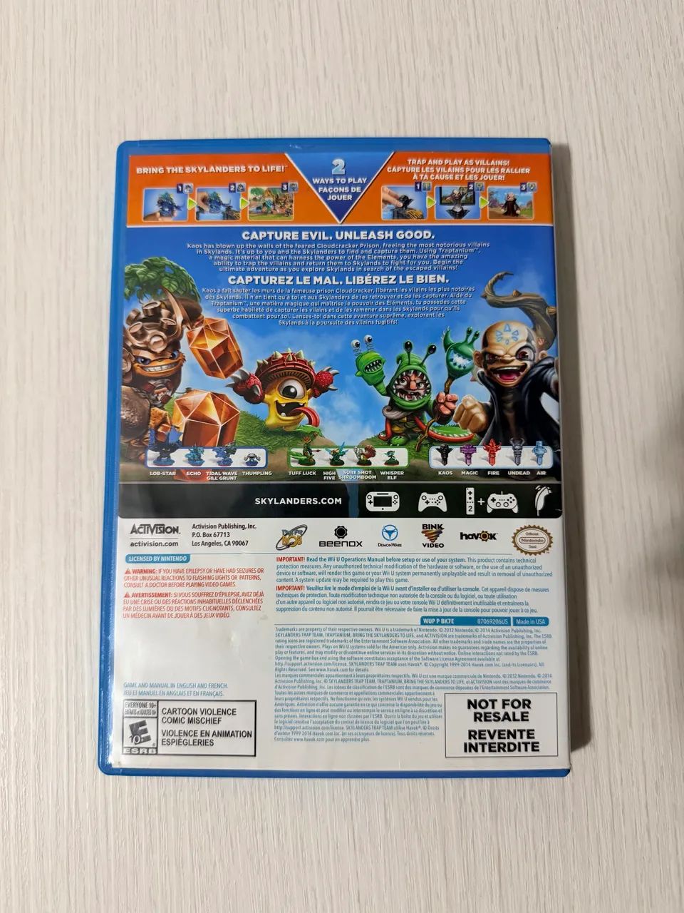 Jogo Skylanders Trap Team Wii U - Foto 2