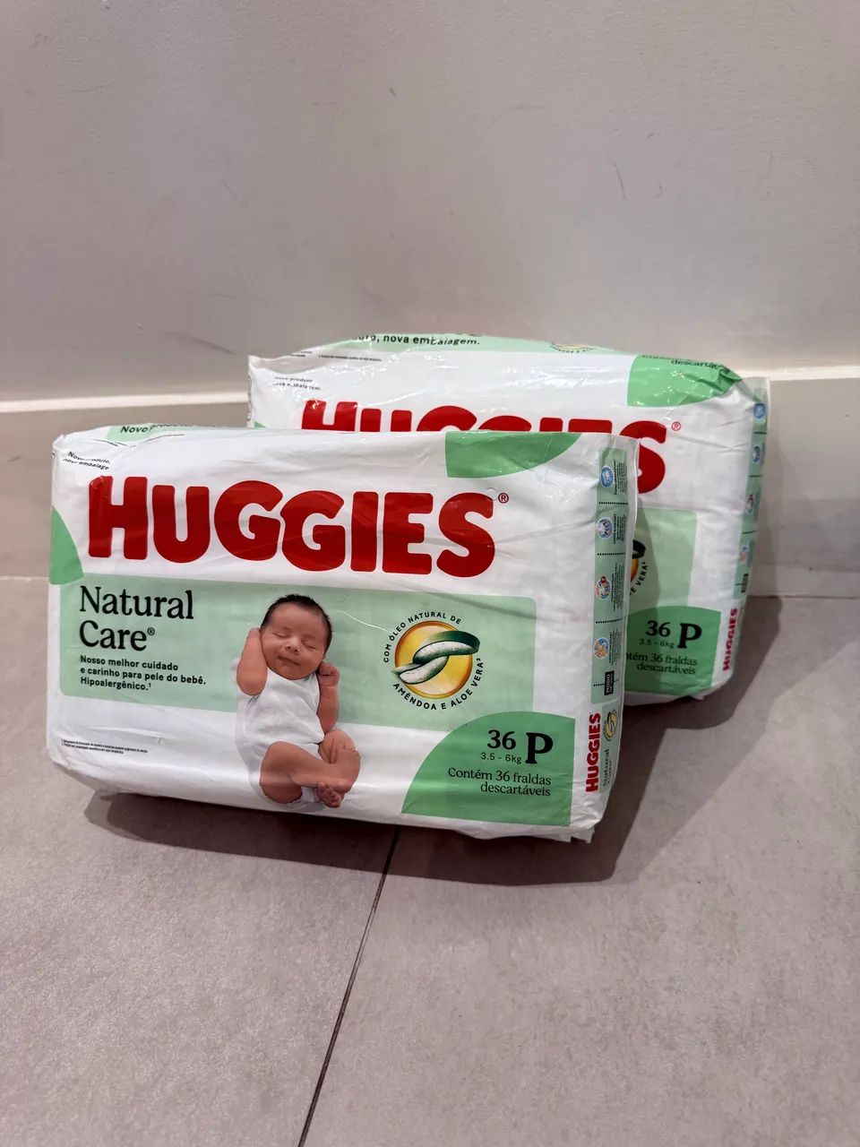 Kit de pacotes de Fraldas NOVOS - Foto 4