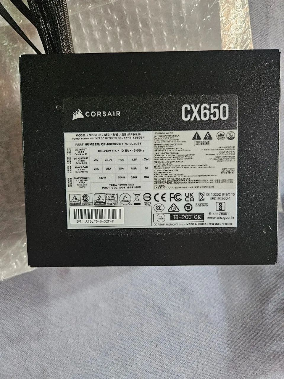 Fonte Corsair CX650 - Foto 2