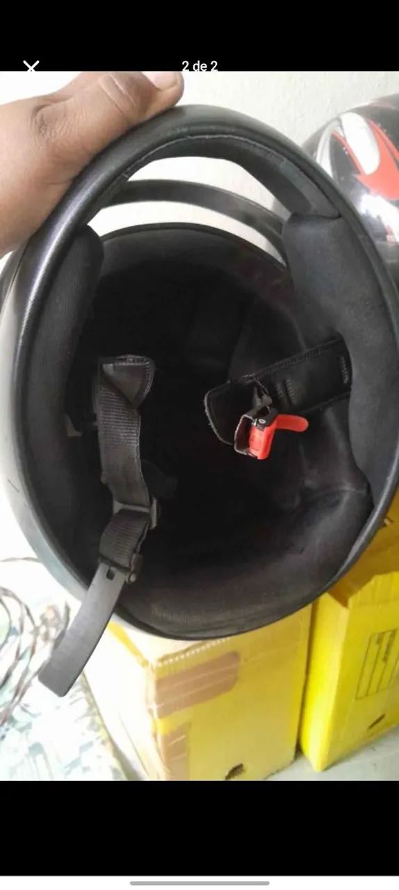 VENDO CAPACETE SAN MARINO 60 - Foto 2