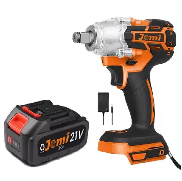 Jemi Jm-bs-01 Chave De Impacto 520n 21v Similar Pw1 Topshak Preto/laranja