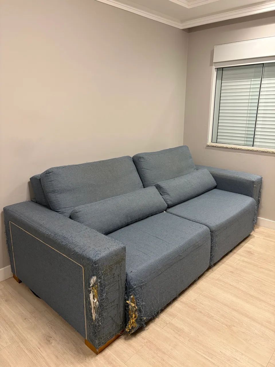 Sofá de linho em Chaise  - Foto 2