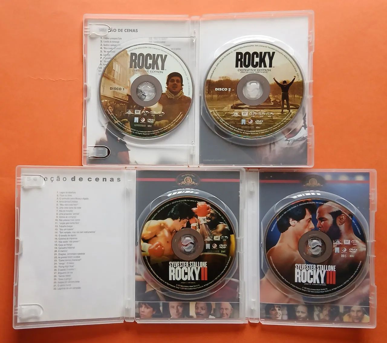 Dvd Rocky 1 à 6 + Creed + Ajuste de Contas (Silvester Stallone