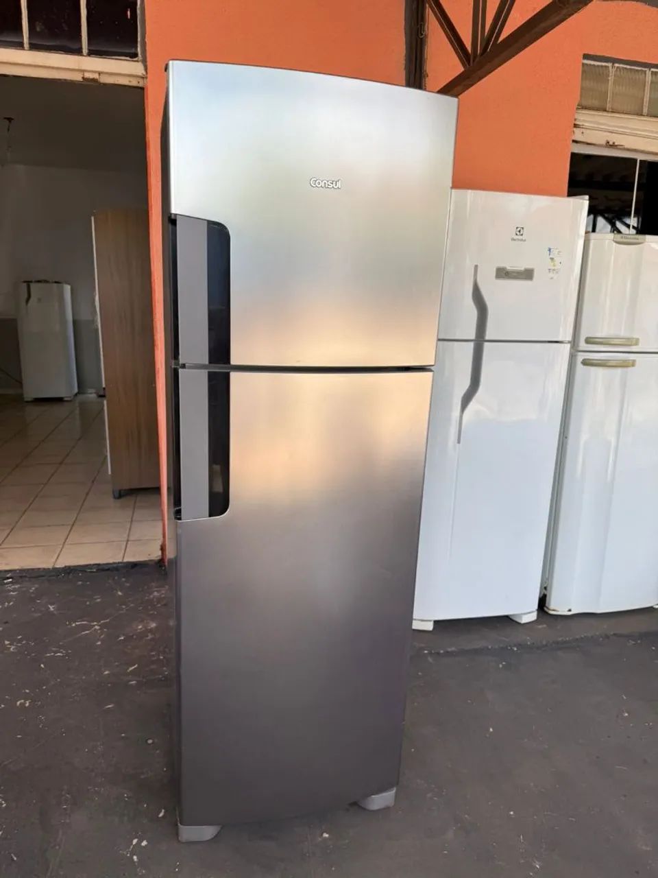 Geladeira inox perfeita entrego dou garantia hoje barato