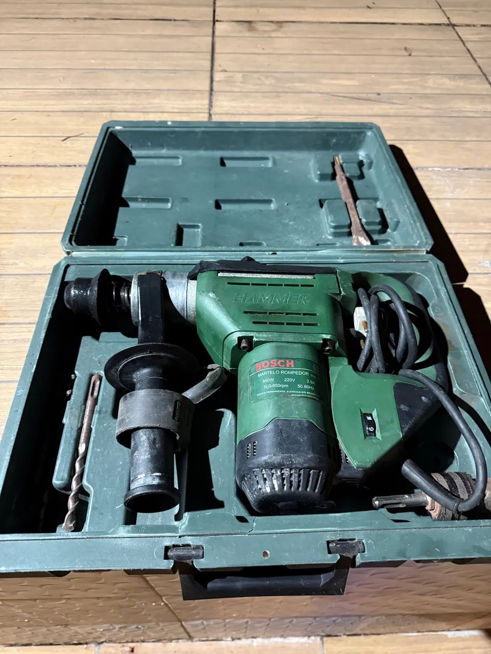Martelo Rompedor Bosch 850w Hammer 220v Com Defeito