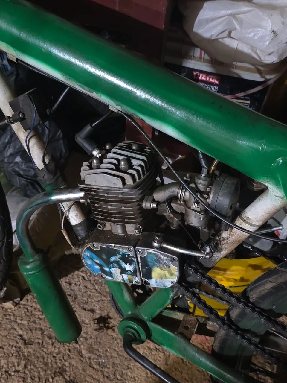 Bicicleta motorizada 80cc - Foto 3