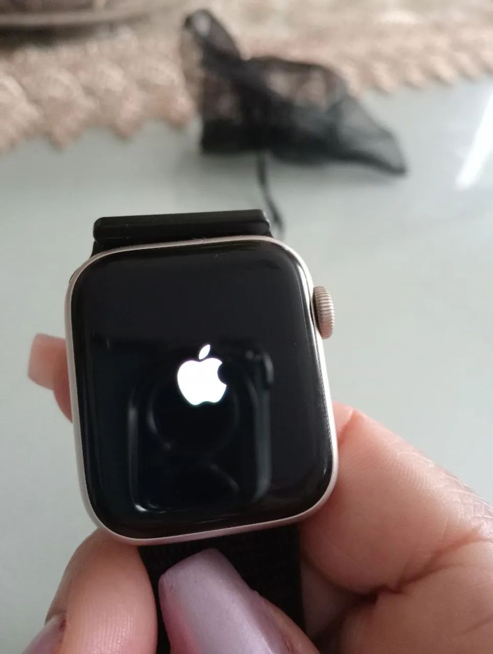 Relógio smartwatch sem nenhuma marca de uso 