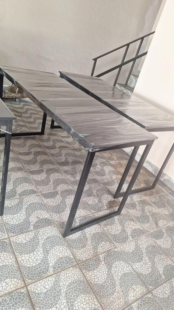 Mesa Mdf /Ferro novas - Foto 4