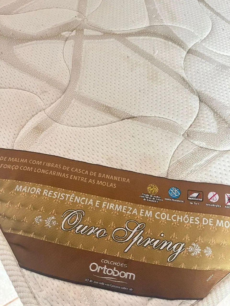 Colchão box casal ortobom.  - Foto 4